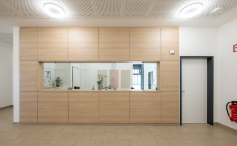Empfangsbereich der Psychiatrischen Institutsambulanz