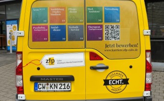 Neue Busbeklebung für das ZfP!