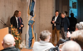 Übergabe von Kunst am Bau durch die Architekten ©Silas Kollmann Fotografie
