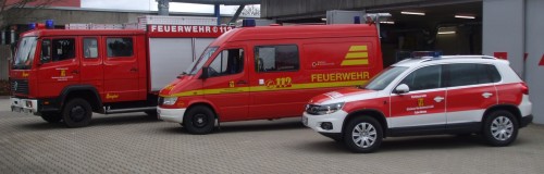 Fahrzeuge der Werkfeuerwehr Calw