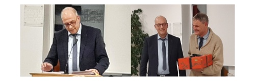 Bildcollage mit Notar Lämmle und Pfarrer Föll